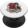 Tshirt Divertente Diavolo Diavolo Nero U Maglietta Divertente Diavolo Sarcasmo Umorismo Oscuro PopSockets PopGrip Adesivo