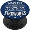 Patriotic USA America Anniversary Pride Fatto per fuochi d'artificio festa patriottica celebrazione PopSockets PopGrip Adesivo