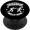 Sport Fencing Gift And Gear For Men And Scherma divertente scherma e sarcasmo Uomini Donne PopSockets PopGrip Adesivo