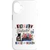 Feline & Fiction Finds Custodia per iPhone 16 Plus Facilmente distratto da gatti e libri Reader Feline