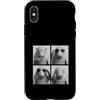 Dugongo Amante Umorismo Regalo Custodia per iPhone X/XS Divertente Dugongo Occhiali Cabina Selfie
