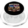 North Dakota U.S.A. 250th Anniversary by USA 250° Anniversario North Dakota Pride PopSockets PopGrip per MagSafe