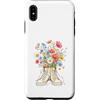 Bloom Kicks Custodia per iPhone XS Max Bouquet di fiori selvatici in illustrazione di scarpe da ginnastica