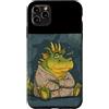 Dragon Pajama Outfit Custodia per iPhone 11 Pro Max Divertente Paffuto Drago Verde in Sleepwear Costume