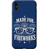 Patriotic USA America Anniversary Pride Custodia per iPhone XS Max Fatto per fuochi d'artificio festa patriottica celebrazione