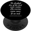 Lamentations Scripture Apparel L'amore costante del Signore Fede Lamentazioni 3:22-23 PopSockets PopGrip Adesivo