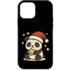 panda winter santa hat star cookie snow Custodia per iPhone 12 mini Grazioso panda invernale con cappello da Babbo Natale