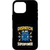 Calm Behind Chaos Dispatch Strong Apprec Custodia per iPhone 16 Pro Max Polizia Dispatcher 911 Operatore Primo soccorritore