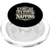 Sleepyhead And Nap Enthusiast Non è pigro è il potere sonnecchiando sonnolento testa Snoozer PopSockets PopGrip per MagSafe