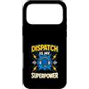Calm Behind Chaos Dispatch Strong Apprec Custodia per iPhone 17 Pro Max Polizia Dispatcher 911 Operatore Primo soccorritore