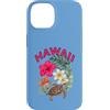 HAWAII ALOHA MAHALO ISLAND LIVING Scareb Custodia per iPhone 14 HAWAII con HIBISCUS E HONU TURTLE
