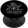 Ow Ow Ow Stickman Chronic Pain Awareness Ow Ow Ow Funny Stickman Humorous Consapevolezza del dolore cronico PopSockets PopGrip Adesivo