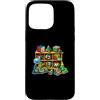 Shelf Circuit Custodia per iPhone 15 Pro Max Cubo Scaffale Nerd