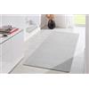 HANSE Home Tappeto Fancy - Tappeto da Soggiorno in Tinta Unita Moderno in Velluto, per Sala da Pranzo, Soggiorno, cameretta dei Bambini, corridoio, Camera da Letto, Cucina, Grigio, 80 x 300 cm
