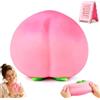 OKESYO Pesca Squishy XXL, frutti squishy grande, giocattolo gigante da spremere, per adulti, antistress, relax