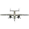 MOUDOAUER 1/200 Scala WWII US B-25 Mitchell Bomber Modello Lega Modello Diecast Aereo Giocattolo per Collezione
