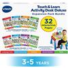 VTech Touch and Learn Activity Desk Deluxe 4-in-1 Kindergarten Bundle Expansion Pack II for Age 3-5