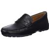 Geox Boy's U Kosmopolis +Grip W Moccasin, Nero, 40 EU