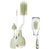 Generico Kit Spazzola Per Bottiglie Per Bambini - Detergente Per Tazze Multifunzionale, Set Di Pulizia Girevole | Strumento Di Sterilizzazione Per Scrubber Con Setole A 360 Gradi Per Picnic, Viaggi, Lavoro,