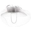 LIERYS Vilisca Fascinator Cappello da Cerimonia con Fiocco e Piume Prodotto in Italia Donna Primavera Estate