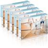 TWING Cornice portafoto in acrilico, 20 x 25 cm, confezione da 5 cornici magnetiche di alta qualità da 20 x 25 cm, 20% più spessa, trasparente, 20 x 25 cm, cornice magnetica, autoportante, doppia