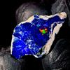 OPAL EMPIRE Ethiopian Opal Grezzo NERO Fire Opalescenza Naturale 6,50 Ct 23x14 mm