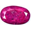 Gemscopious 641.00 CT Naturale Grande Rosso Rubino Certificato Earth-Mined Ovale Cut Loose