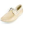 J. LINDEBERG Scarpe Da Barca In Camoscio Beige Da Uomo Taglia 7 $125 NUOVE