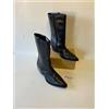 Bonprix Al Polpaccio Nero Stivali UK 7 Eu 42 (f1027)