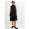 Freeman Abito Senza Maniche Nero Freemans Taglia Plus UK 22 (FM191-14)