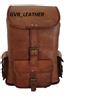 Fatto a mano 20 " Vero Bene Fatto Pelle Uomo Zaino Cartella Vintage Borsa Laptop Zaino