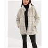 Freemans Cappotto Gravido In Pelliccia Sintetica Grigia Chiara UK 18 Plus