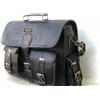 Fatto a mano 100% Real Donne Borsa Tracolla In Vera Pelle Di Capra Nera Per Laptop Messenger