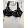 Nuance Reggiseno Ricamato Con Ferretto In Nero Floreale UK 44E (PH536)