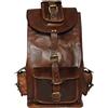Fatto a mano Zaino In Pelle Da Uomo 20" Borsa A Spalla Borsa Messenger Zaino Borsa A Tracolla