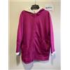 bonprix Cappotto Lungo Con Cappuccio In Fleece Fucsia UK 18/20 Plus (FMN71-4)