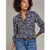 Freemans Camicia A Fiori Freemans Blu Navy UK 10 (FMS25-9)