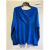 Bonprix Maglione V-Neck Supersoft Bonprix In Blu Glaciale UK 18/20 Plus (fmn71-1)