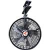 Generico Ventilatore Auto Portatile 10 Pollici Clip DC Accendisigari | Ventilazione 360° Camion Camper Auto 12V 24V 2 Velocità ABS 27x31 Cm 1110 G