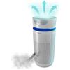 HoMedics Purificatore d'Aria, Filtro HEPA a 360°, Tecnologia con Luce UV-C Elimina Odori, Allergeni, Virus, Batteri e Germi Piccoli fino a 0.3 Microns, Flusso d'Aria 204.1 m3/h