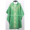 The Church Shoppe Casula Gotica Verde E Set Di Messa Casula Foderata Con Collo A V
