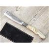 lametta COLTELLO ARTIGIANALE SARDO 27 CM LAMETTA Forgiata MANICO in CORNO DI Montone