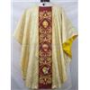 The Church Shoppe Metallico Color Oro Gotico Casula E Massa Set Con Tre Santo Cuori Ricamo