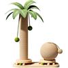 Generic Torre ad albero per gatti, decorazione verticale in sisal, giocattolo decorativo per gattini, in legno, per interni, 38 x 45 cm, torre per giochi per gatti, per famiglia, amanti degli animali