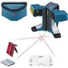 Bosch Professional GTL 3 Livella Laser per Piastrelle, 4 x Pile AA, Custodia Protettiva, Protezione da Polvere e Spruzzi IP 54, Piatto di Allineamento, Raggio d'Azione: 20 m