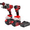 STAYER Set Trapano - Avvitatore - Percutore PBL 80P + Avvitatore a Impatto IS 230 L2024 BRUSHLESS (2 Batterie 4Ah + Caricatore + Valigetta)