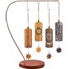 Sonic Energy Meinl Sonic Energy Cosmic Bamboo Chime - Set di 4 campane con supporto per meditazione calmante, ASMR, terapia fonoterapica, yoga