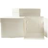Decora, 0339410 Scatola per Dolci in cartone Microonda con coperchio, da 30,5 X 40,5 X H25 cm, per Trasportare e Conservare Torte, te, Imbustate Singolarmente. Prodotto brevettato. Made in Italy.