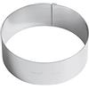 Paderno Anello per Torte/Coppapasta in Acciaio Inox 18/10, Diametro 16 cm, Altezza 6 cm