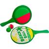 Generico Racchettoni da Spiaggia in Legno cm 34 Doppio Gioco Double Face Racchettone Catch Ball con 2 Palline Racchette in Legno Beach Tennis Pool Party Padel 2 Palle Coppia Racchette Piscina Giardino